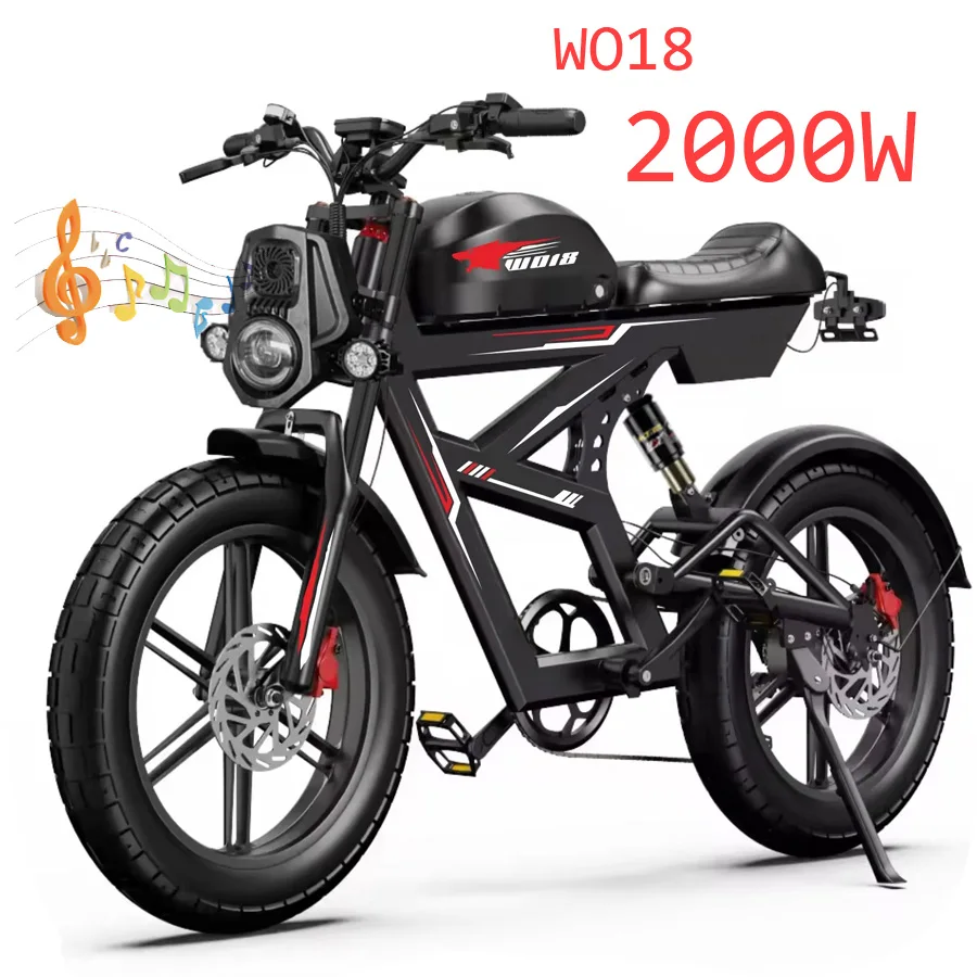 STLF Factory Promotional Electric Bike 2000W Motor with 48V/25AH Battery, Sound E Bike, Maximum Speed 31mph
STLF Factory Promotional Electric Bike 2000W Motor with 48V/25AH Battery, Sound E Bike, Maximum Speed 31mph