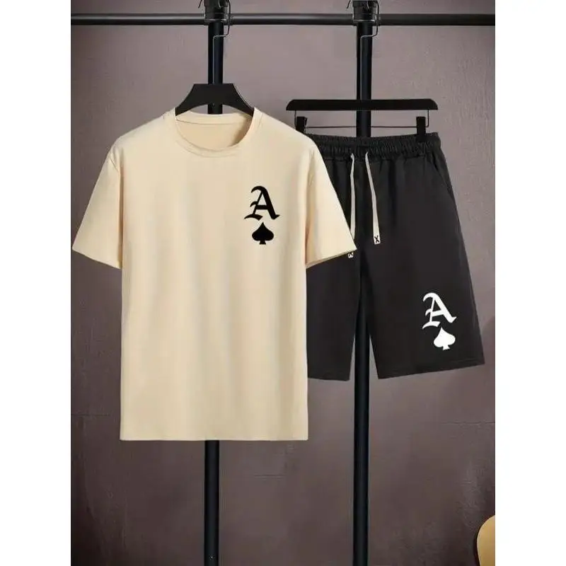 B 83789 3D Print T-Shirt Set Men's Casual Sportswear Spring Long Sleeve Short Pants Comfortable Breathable Fashionable
B 83789 3D Print T-Shirt Set Men's Casual Sportswear Spring Long Sleeve Short Pants Comfortable Breathable Fashionable