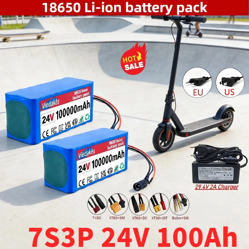 24v battery lithium 7S3P 18650 10Ah Li-ion Battery Packfor wheelchairs power Li-ion Replacement Battery +29.4v 2A Charger.
24v battery lithium 7S3P 18650 10Ah Li-ion Battery Packfor wheelchairs power Li-ion Replacement Battery +29.4v 2A Charger.