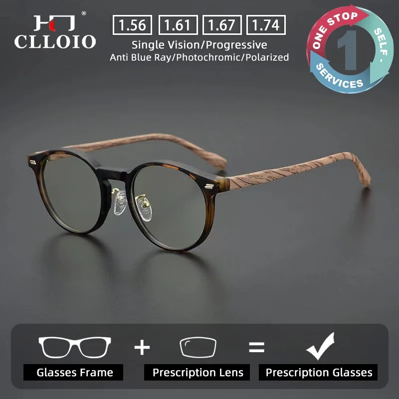 CLLOIO New Retro Glasses Men's Women Fashion Round Frame Prescription Customized Glasses Anti Blue Light Progressive Eyeglasses
CLLOIO New Retro Glasses Men's Women Fashion Round Frame Prescription Customized Glasses Anti Blue Light Progressive Eyeglasses