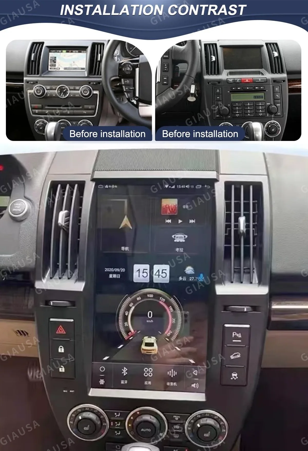 13.3 " Android 13 Multimedia Player For Land Rover Freelander 2 2005-2015 GPS Navigation Carplay Radio Head Unit Accesories
13.3 " Android 13 Multimedia Player For Land Rover Freelander 2 2005-2015 GPS Navigation Carplay Radio Head Unit Accesories