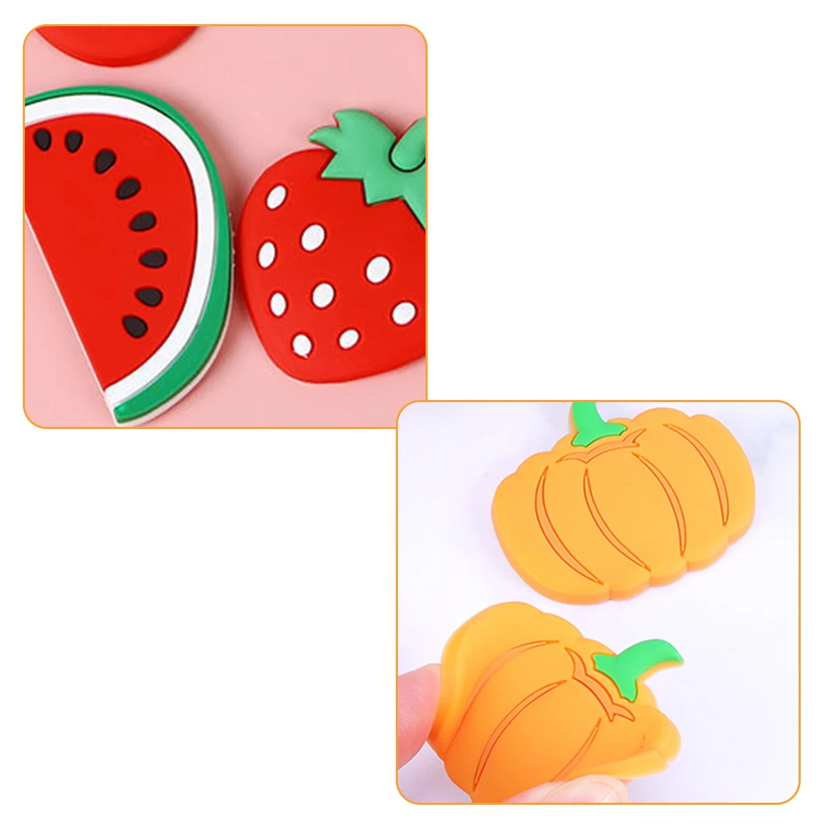10pcs Fruit Magnets Refrigerator Magnets Rubber Kitchen Fridge Decors Home Magnetic Ornaments Smooth Realistic Design Playful
10pcs Fruit Magnets Refrigerator Magnets Rubber Kitchen Fridge Decors Home Magnetic Ornaments Smooth Realistic Design Playful