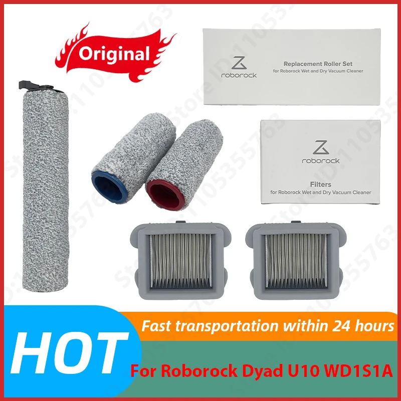 For Roborock Dyad U10 WD1S1A Wireless Scrubber Vacuum Cleaner Parts Detachable Roller Brush Washable HEPA Filter Accessories
For Roborock Dyad U10 WD1S1A Wireless Scrubber Vacuum Cleaner Parts Detachable Roller Brush Washable HEPA Filter Accessories