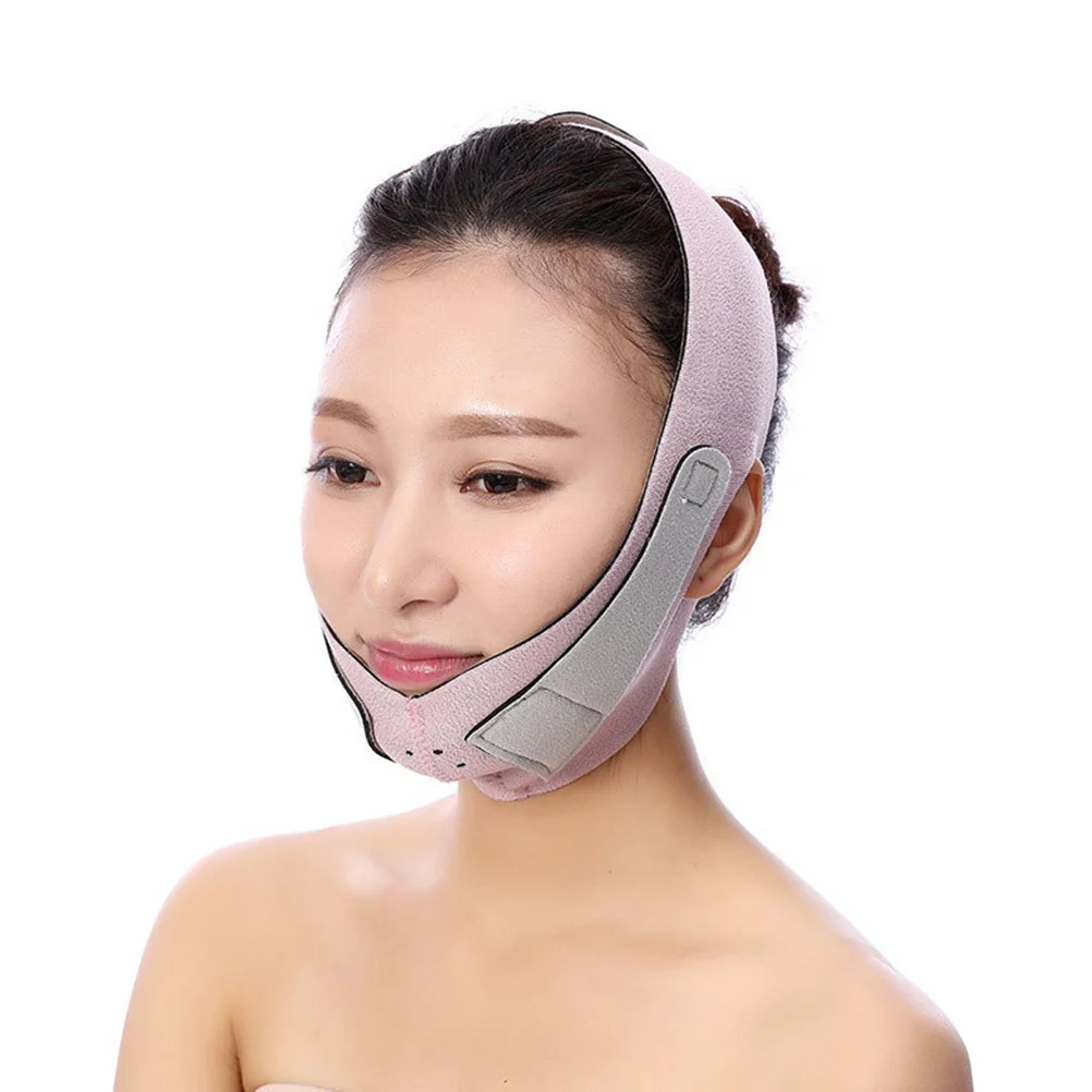 1pc Face Lifing Mask Artifact Small V Line Face Thin Masseter Muscle Chin Strap (Pink) thin face strap
1pc Face Lifing Mask Artifact Small V Line Face Thin Masseter Muscle Chin Strap (Pink) thin face strap