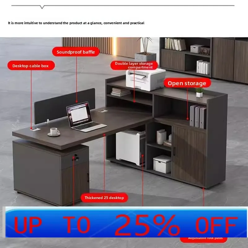 Lmm staff desk and chair combination simple modern office face-to-face staff desk
Lmm staff desk and chair combination simple modern office face-to-face staff desk