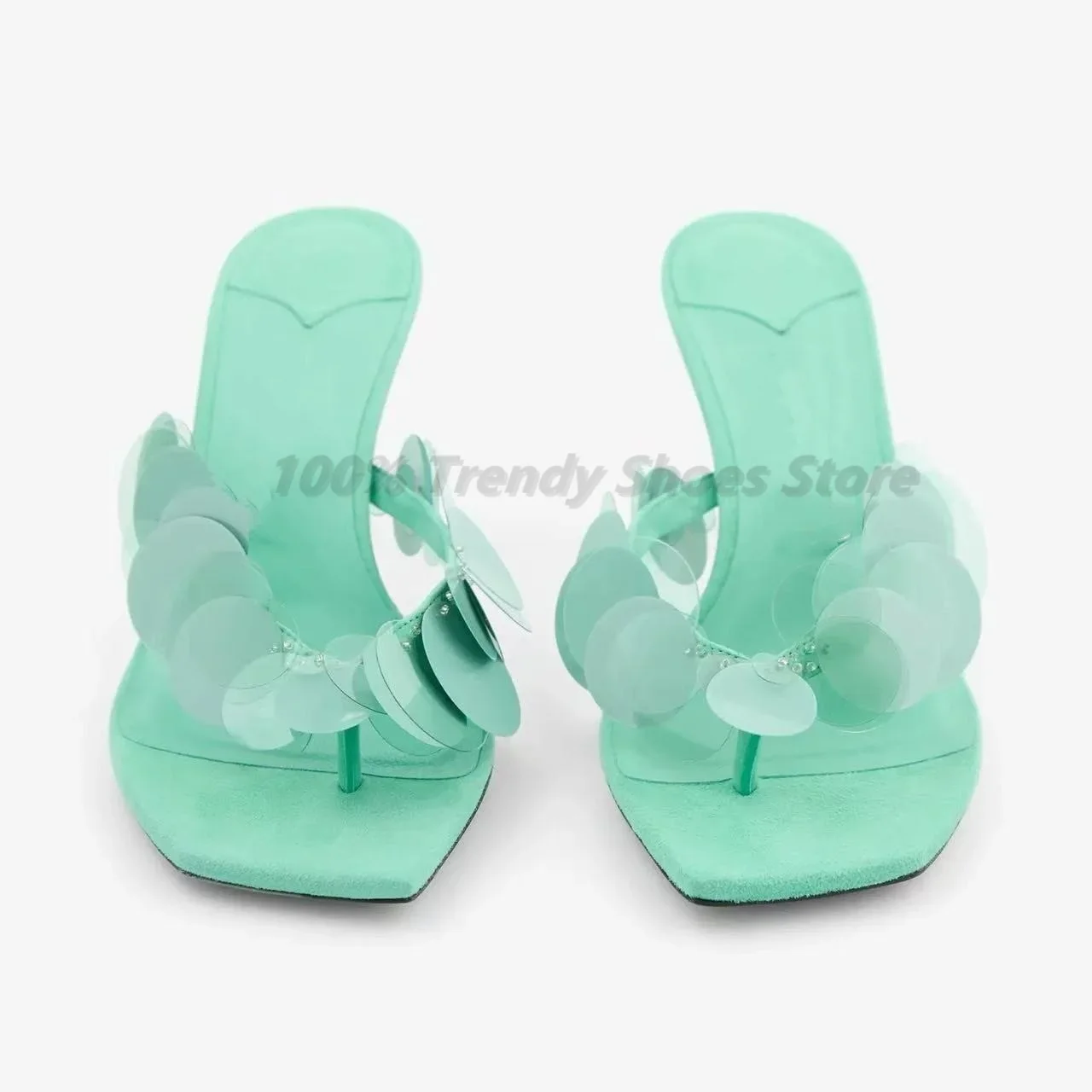 Thin Heeled Mint Green Dress Slippers Fairy Shoes Fashionable Outerwear New French Style Sandals Black Sandals Foreign Trade
Thin Heeled Mint Green Dress Slippers Fairy Shoes Fashionable Outerwear New French Style Sandals Black Sandals Foreign Trade
