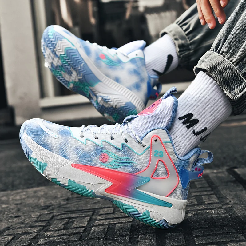 Men Basketball Shoes Non-slip Unisex Breathable Athletic High Quality Sneakers Trainer Light Sports Shoes Outdoor Unisex Women
Men Basketball Shoes Non-slip Unisex Breathable Athletic High Quality Sneakers Trainer Light Sports Shoes Outdoor Unisex Women
