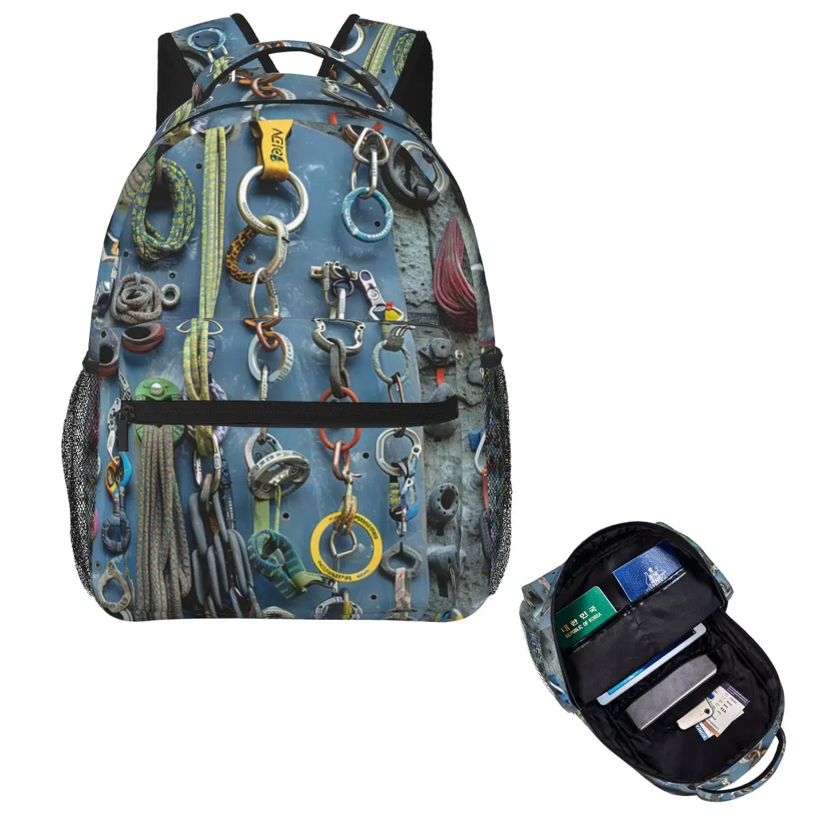 Climbing Gear Active Outdoors Inspired Art Student Backpack School Bag Hiking Travel Daypack Fashion Bookbag Shoulder Bags
Climbing Gear Active Outdoors Inspired Art Student Backpack School Bag Hiking Travel Daypack Fashion Bookbag Shoulder Bags