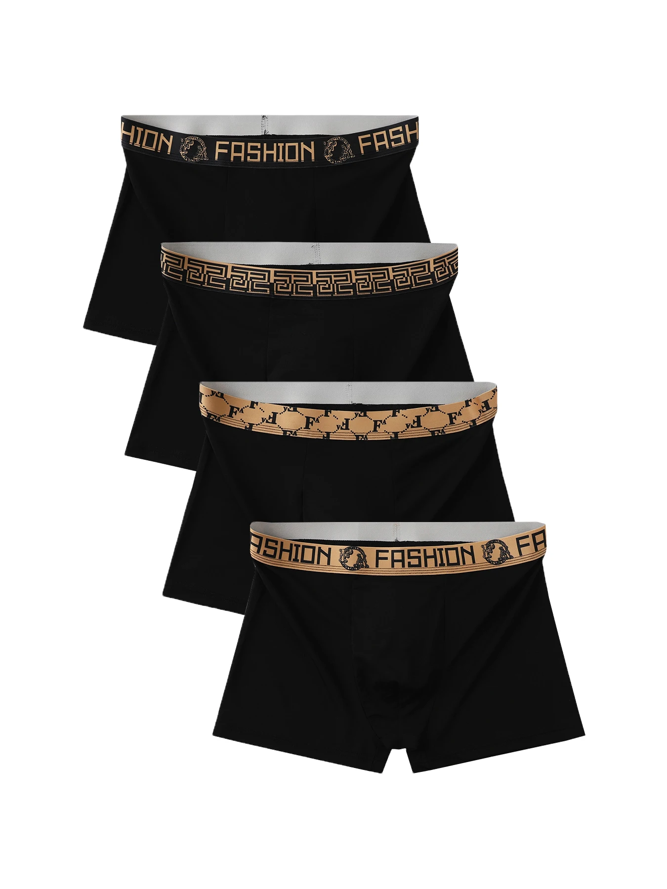 4 Pieces of Men's Underwear Comfortable Breathable Black Fashion Trend Men's Flat Angle Underwear Four Seasons Underwear
4 Pieces of Men's Underwear Comfortable Breathable Black Fashion Trend Men's Flat Angle Underwear Four Seasons Underwear