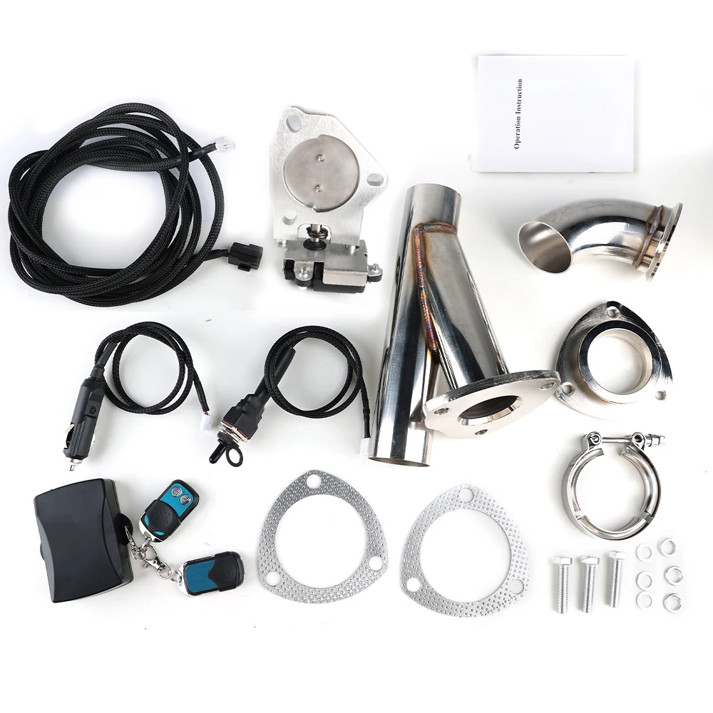 with Remote control and Manual Operation 2/2.25/2.5/3 Electric Stainless Exhaust Cutout Cut Out Dump Valve/switch
with Remote control and Manual Operation 2/2.25/2.5/3 Electric Stainless Exhaust Cutout Cut Out Dump Valve/switch