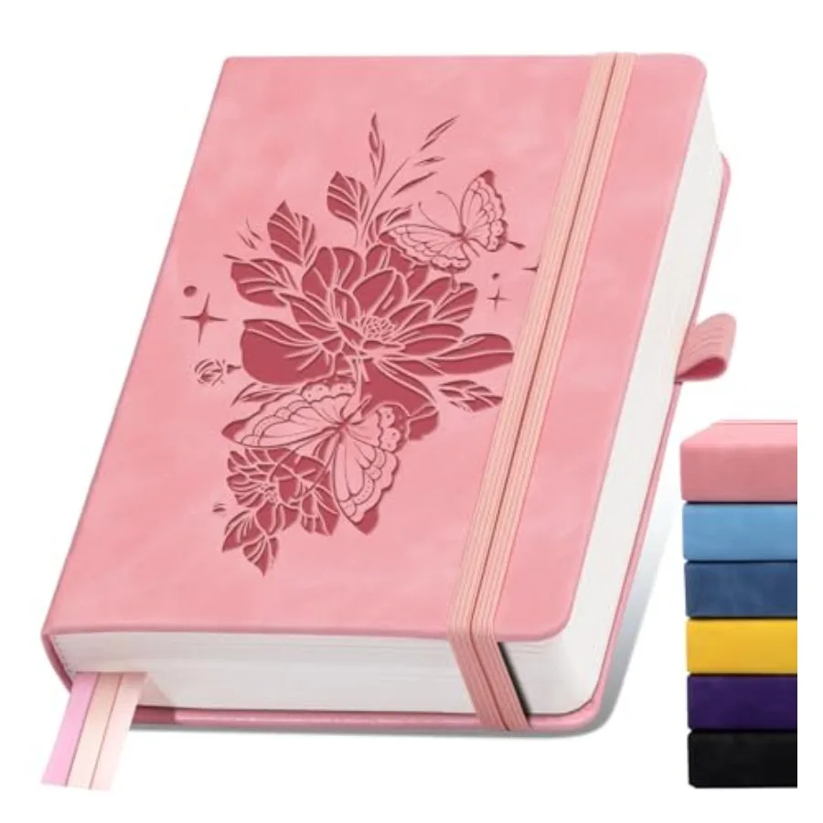 Lined Journal Notebook 365 Pages, A5 Leather Journals for Writing Women and Men, Hardcover Notebook with 100GSM Thick Paper, Da
Lined Journal Notebook 365 Pages, A5 Leather Journals for Writing Women and Men, Hardcover Notebook with 100GSM Thick Paper, Da