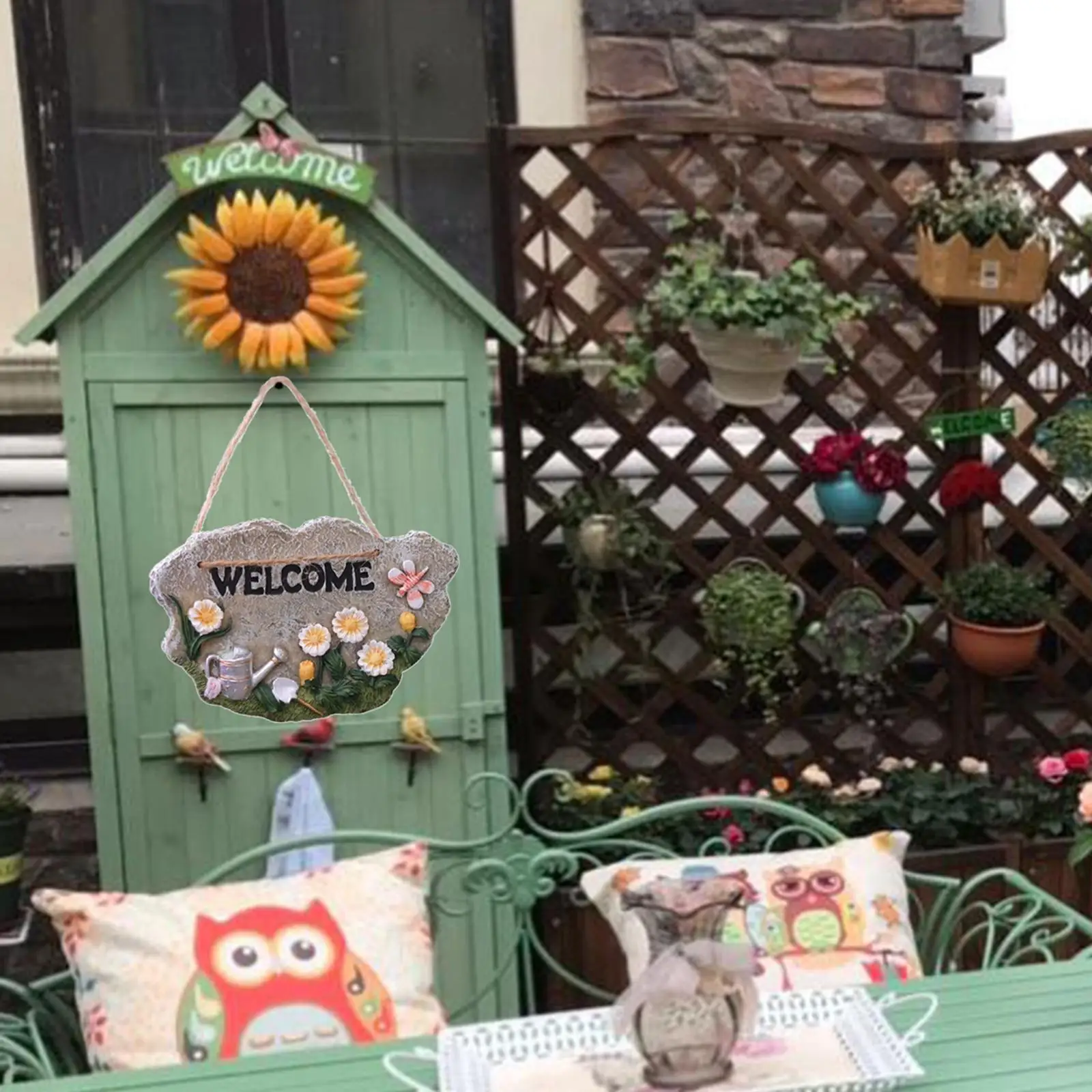 Welcome Sign Handmade Door Plaque Garden Decorative Decor Indoor Outdoor
Welcome Sign Handmade Door Plaque Garden Decorative Decor Indoor Outdoor