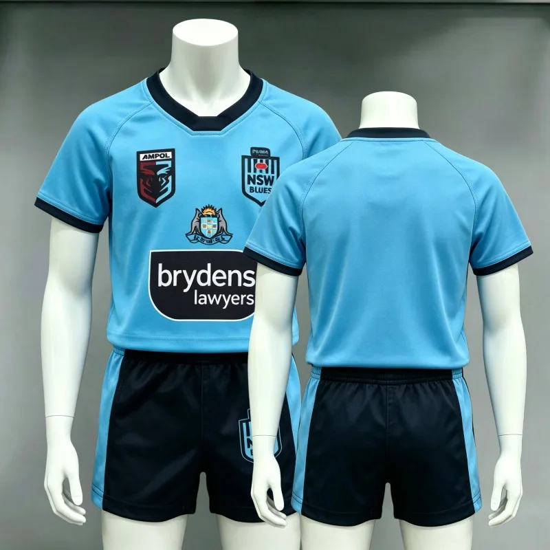 Men's Professional Rugby Training Set NSW Blues Sky Blue Jersey Breathable Quick Dry Sportswear for Rugby Games Uniform for Fans
Men's Professional Rugby Training Set NSW Blues Sky Blue Jersey Breathable Quick Dry Sportswear for Rugby Games Uniform for Fans