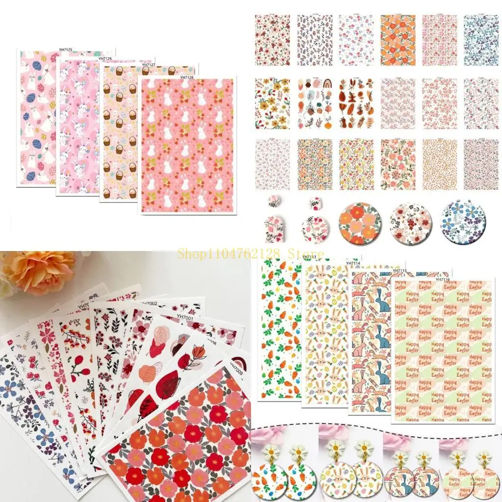 4 Sheets Flower Transfer Paper Sticker for Clay, Transfer Paper Clay, Floral Clay Transfer Sheets for Earring Making best sale
4 Sheets Flower Transfer Paper Sticker for Clay, Transfer Paper Clay, Floral Clay Transfer Sheets for Earring Making best sale
