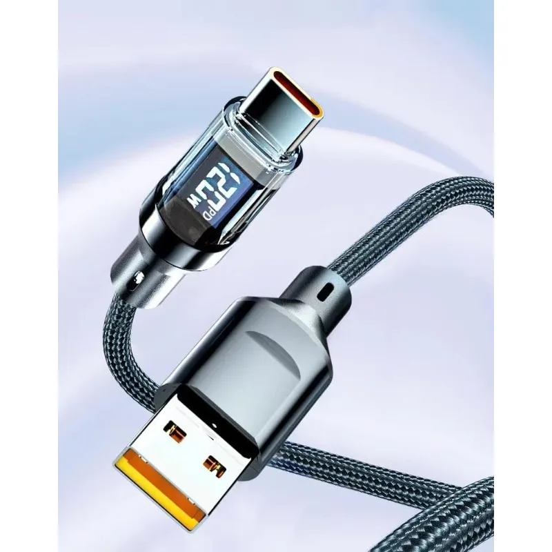 120W Fast Charging USB C Cable High-Speed Data Sync Cord for Samsung Xiaomi MacBook pro Huawei - USB a to Type C
120W Fast Charging USB C Cable High-Speed Data Sync Cord for Samsung Xiaomi MacBook pro Huawei - USB a to Type C