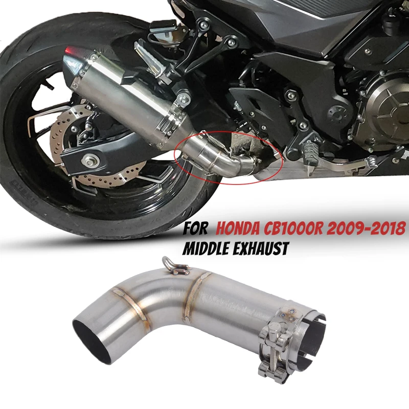 Motorcycle Exhaust For HONDA CB1000R CB 1000 R 2009 - 2018 Middle Link Pipe Muffler Escape Stainless Steel Moto Modify
Motorcycle Exhaust For HONDA CB1000R CB 1000 R 2009 - 2018 Middle Link Pipe Muffler Escape Stainless Steel Moto Modify