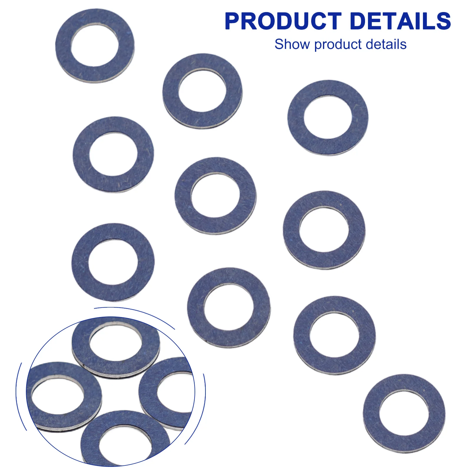 Practical Washer Gasket Rings Accessories Car Auto For Toyota Replacement 10 PCS Washers 5*0.3*1.7inch O-ring Gasket
Practical Washer Gasket Rings Accessories Car Auto For Toyota Replacement 10 PCS Washers 5*0.3*1.7inch O-ring Gasket