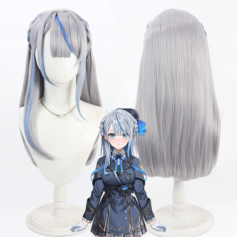 Amagai Ruka Vtuber Cosplay Wig Adult Women Silver Blue Long Braid Wigs Hair Role Play Heat Resistant Synthetic Accessory Props
Amagai Ruka Vtuber Cosplay Wig Adult Women Silver Blue Long Braid Wigs Hair Role Play Heat Resistant Synthetic Accessory Props