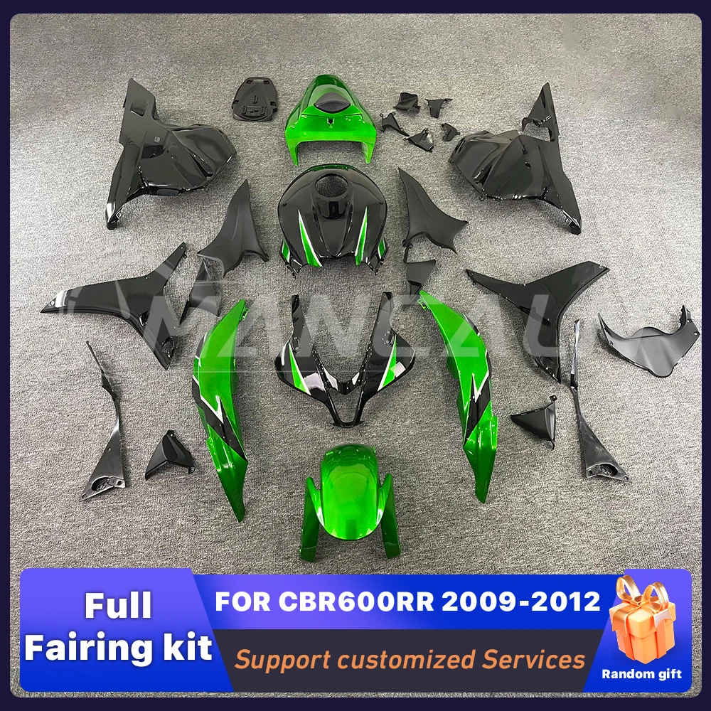 Fit for Honda CBR600RR CBR 600RR 2009-2012 ABS Fairing Kit Full Set green black Motorcycle Fairings Painted Bodywork Custom
Fit for Honda CBR600RR CBR 600RR 2009-2012 ABS Fairing Kit Full Set green black Motorcycle Fairings Painted Bodywork Custom