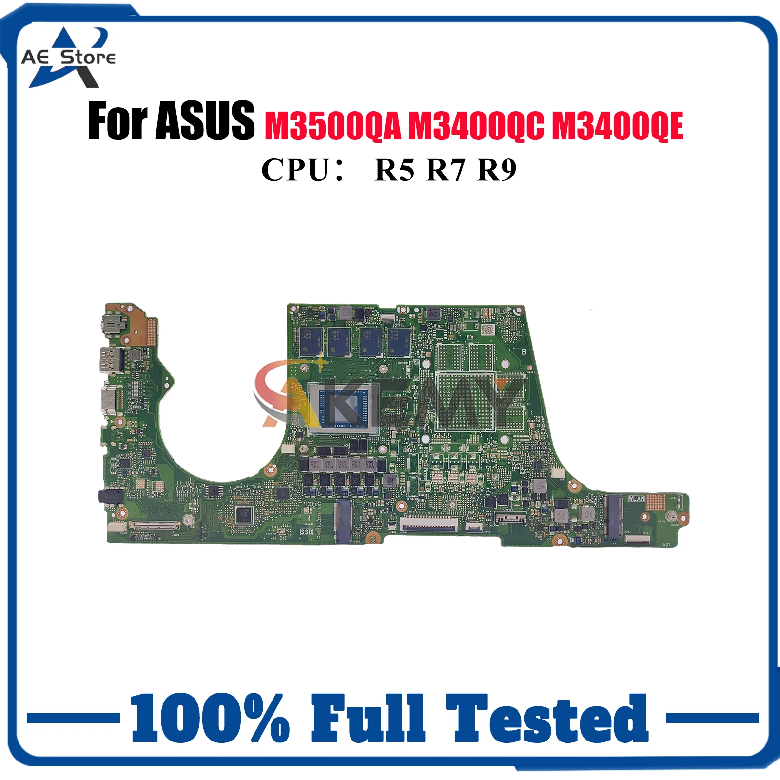 M3500QA Laptop Motherboard For ASUS VivoBook M3400QE M3500Q M7400Q D3500Q M3400Q M3401Q M3400QC M7600Q Mainboard W/ R5 R7 R9 CPU
M3500QA Laptop Motherboard For ASUS VivoBook M3400QE M3500Q M7400Q D3500Q M3400Q M3401Q M3400QC M7600Q Mainboard W/ R5 R7 R9 CPU