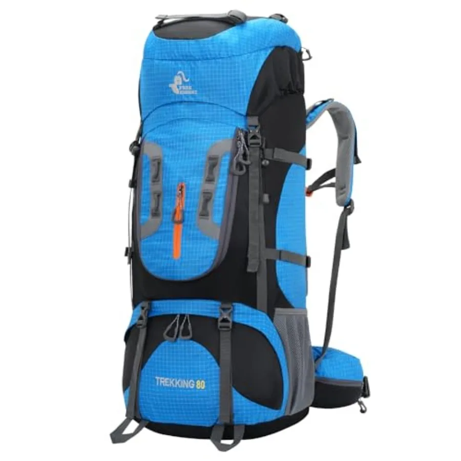 80L Waterproof Hiking Camping Backpack with Rain Cover, Lightweight Outdoor Sport Travel Daypack for Climbing Touring
80L Waterproof Hiking Camping Backpack with Rain Cover, Lightweight Outdoor Sport Travel Daypack for Climbing Touring