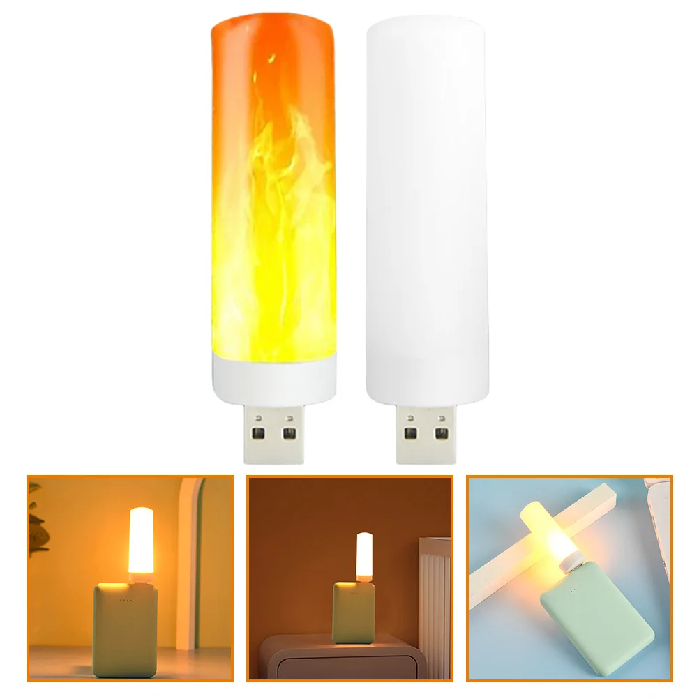 2pcs Flame Lamp LED Night Lights USB Small Bedside Lamps Warm Light for Bedroom Living Room Plug in Decorative
2pcs Flame Lamp LED Night Lights USB Small Bedside Lamps Warm Light for Bedroom Living Room Plug in Decorative