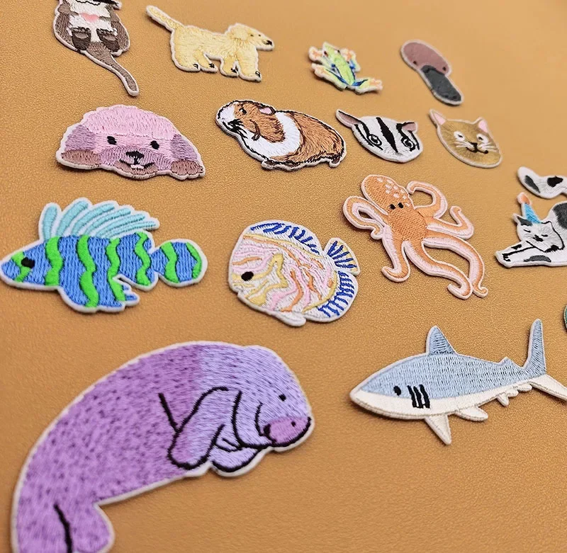 Cartoon Embroidery Patch DIY Cute Animal Cloth Sticker Turtle Sharks Iron on Patches Bag Hat Phone Case Badge Fabric Accessories
Cartoon Embroidery Patch DIY Cute Animal Cloth Sticker Turtle Sharks Iron on Patches Bag Hat Phone Case Badge Fabric Accessories