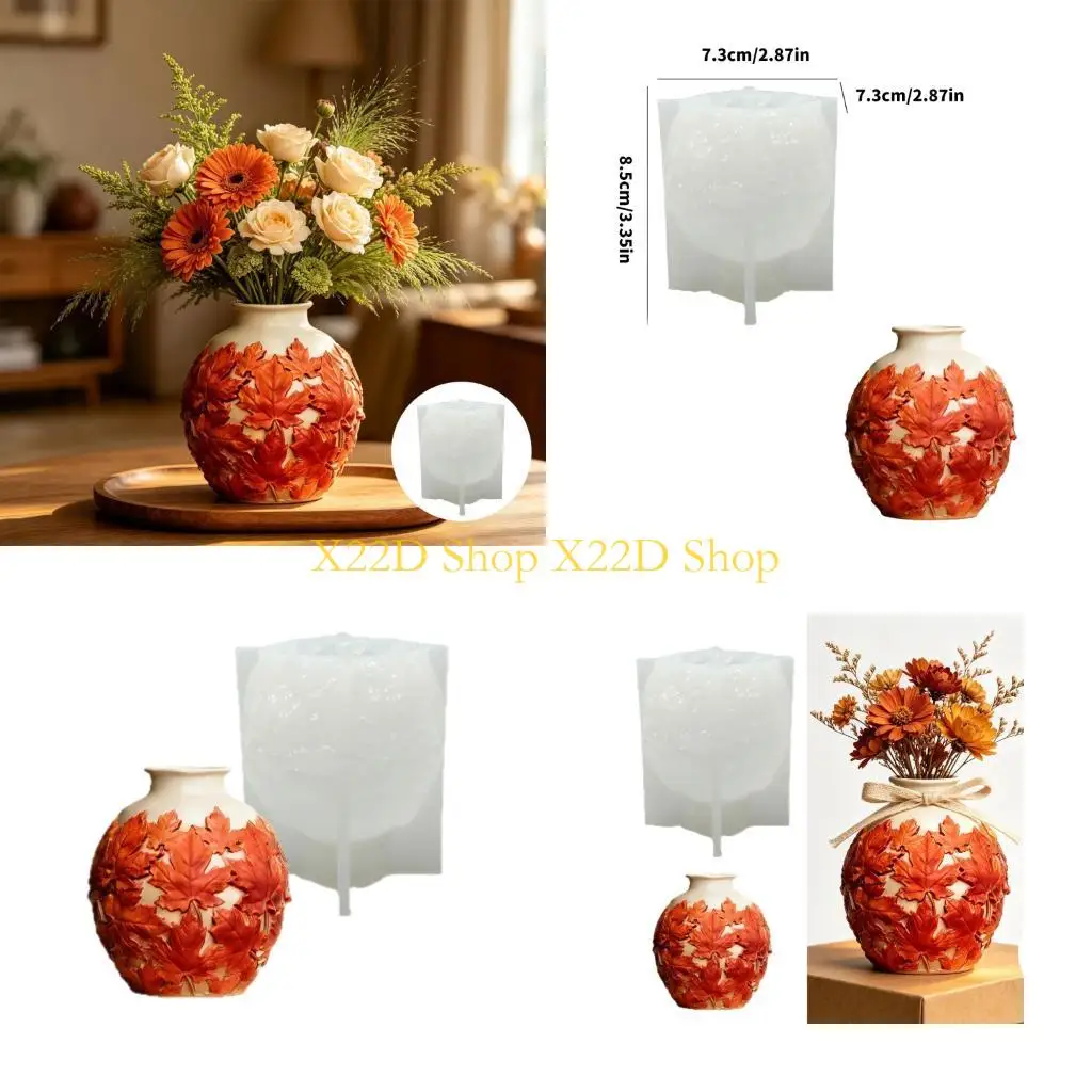 X22D Vases Resin Mold Jewelry Jar Silicone Mould for Epoxy Resin Casting Home Decorations Ornament Molds for DIY Crafts
X22D Vases Resin Mold Jewelry Jar Silicone Mould for Epoxy Resin Casting Home Decorations Ornament Molds for DIY Crafts