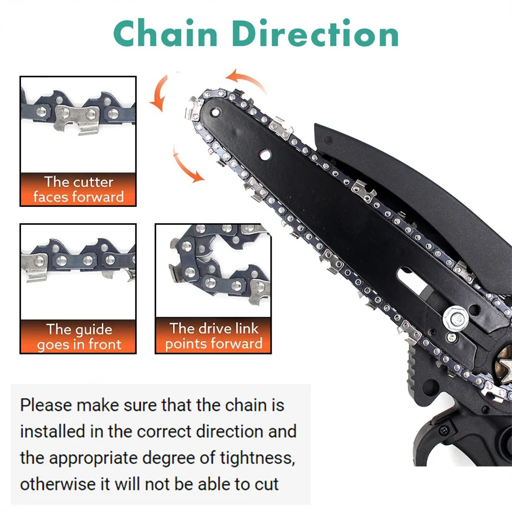 Home Portable 6 Inch Chainsaw Chain Replacement Patio Handheld Electric Saw Chains Power Tool Accessory 2 Pieces
Home Portable 6 Inch Chainsaw Chain Replacement Patio Handheld Electric Saw Chains Power Tool Accessory 2 Pieces