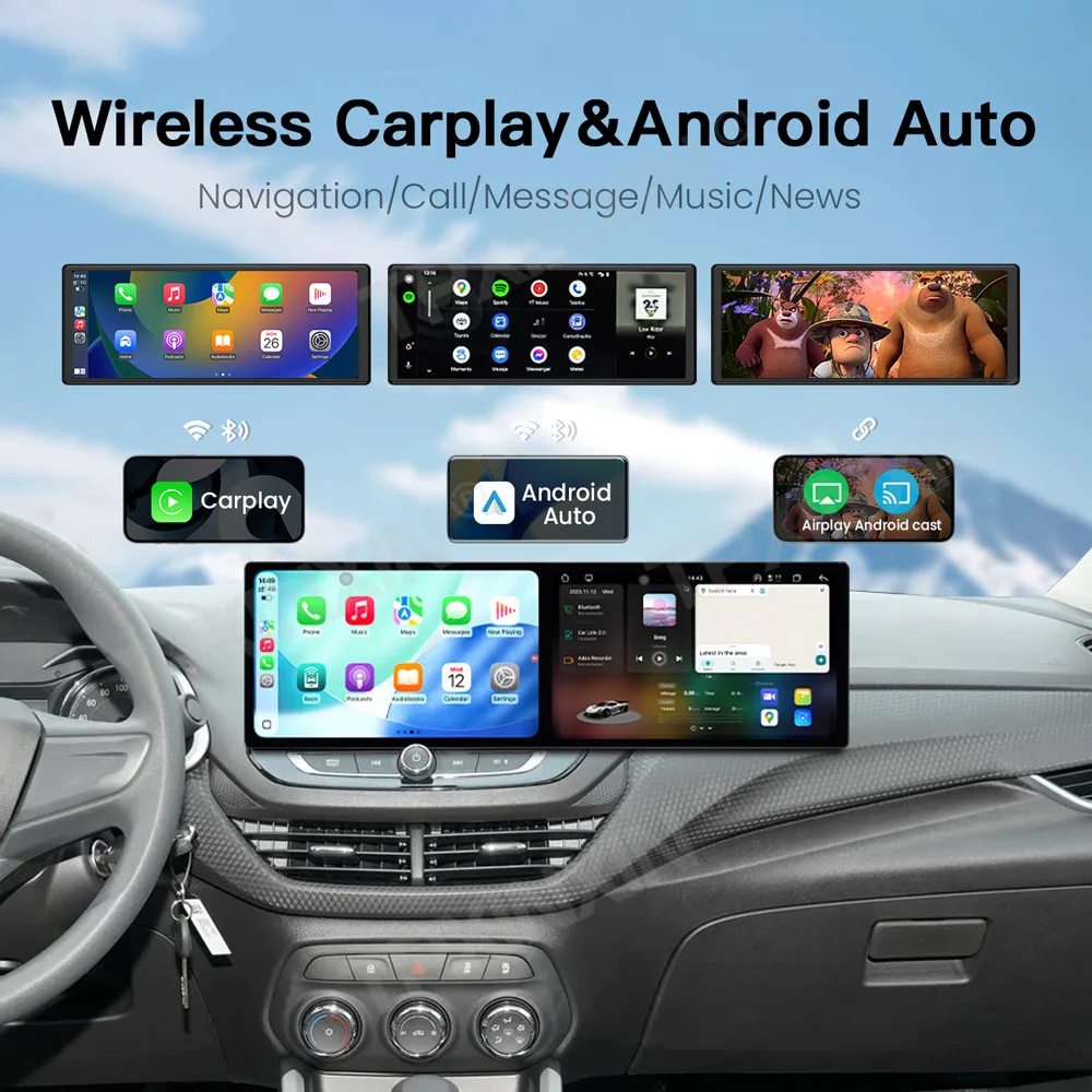 10,1-дюймовый автомобильный радиоприемник с двойным экраном для Chevrolet Cavalier 2020 2021 2022, автомобильный мультимедийный видеоплеер, стерео, авто GPS-навигация
10,1-дюймовый автомобильный радиоприемник с двойным экраном для Chevrolet Cavalier 2020 2021 2022, автомобильный мультимедийный видеоплеер, стерео, авто GPS-навигация