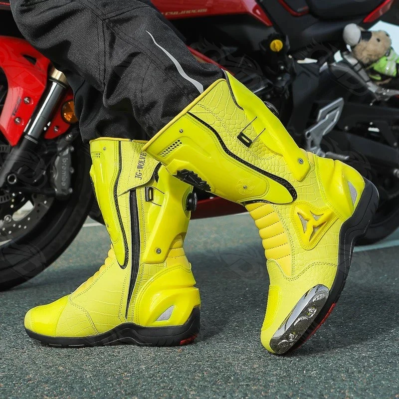 Motorcycle Anti Fall Motocross Boots Wear- Resistant Motorcycle Boots Waterproof Racing Boots Safe Riding Equipment Rally Shoes
Motorcycle Anti Fall Motocross Boots Wear- Resistant Motorcycle Boots Waterproof Racing Boots Safe Riding Equipment Rally Shoes