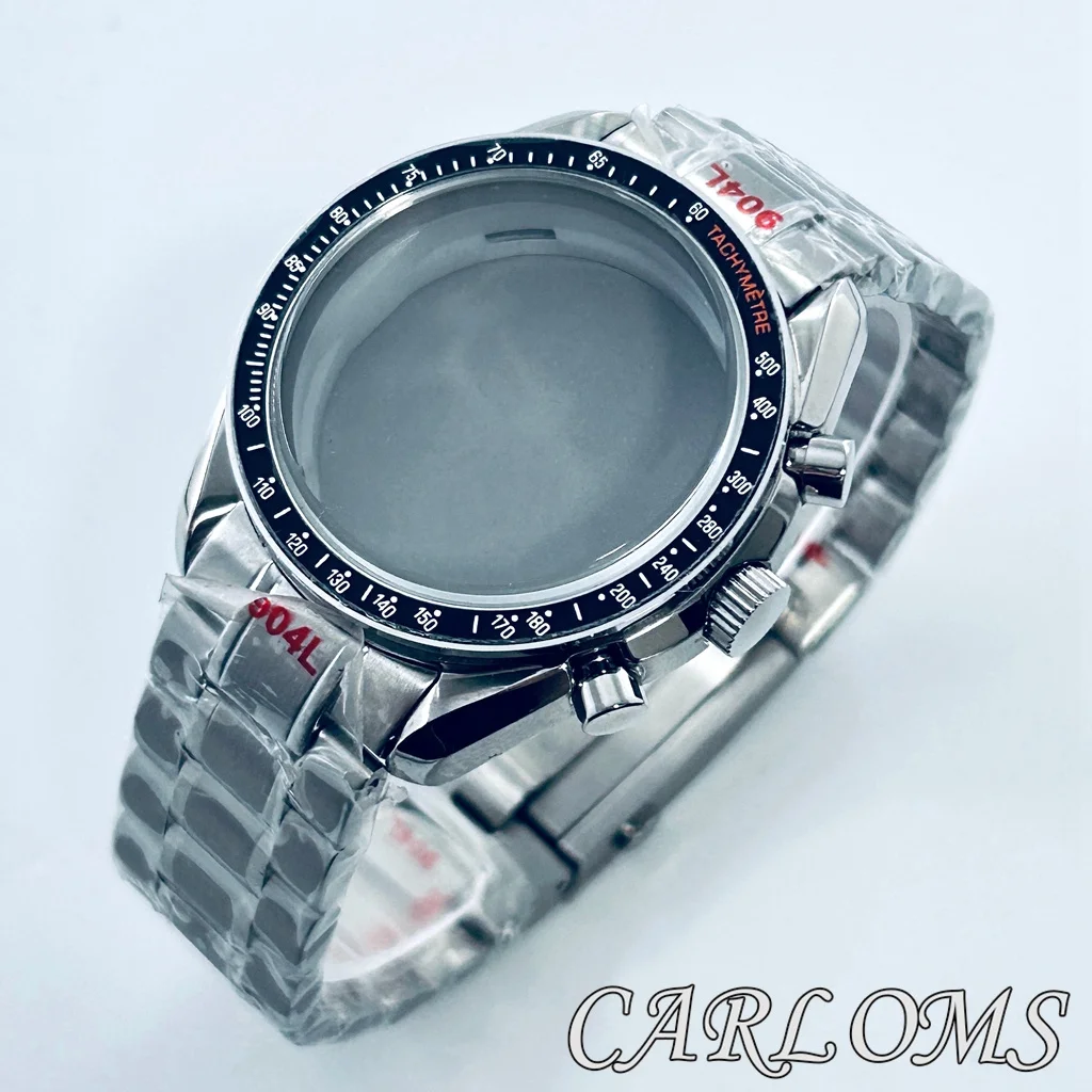 40mm Men Chronograph VK63 VK64 Watch Case Quartz Movement Parts Silver Solid Stainless Steel Dome Mineral Glass
40mm Men Chronograph VK63 VK64 Watch Case Quartz Movement Parts Silver Solid Stainless Steel Dome Mineral Glass
