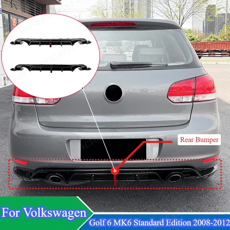 Car Rear Bumper For Volkswagen Golf 6 MK6 Standard Edition 2008-2012 Diffuser Splitter Spoiler Body Kits Tuning Auto Accessories
Car Rear Bumper For Volkswagen Golf 6 MK6 Standard Edition 2008-2012 Diffuser Splitter Spoiler Body Kits Tuning Auto Accessories