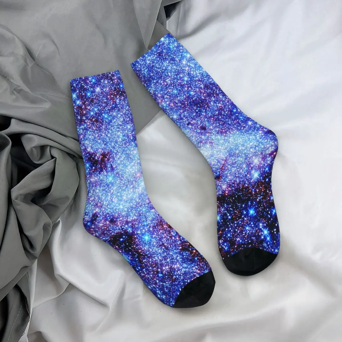 Всесезонные чулки для экипажа Galaxy Sparkle Stars, синие носки, забавные длинные носки, аксессуары для мужчин и женщин, рождественские подарки
Всесезонные чулки для экипажа Galaxy Sparkle Stars, синие носки, забавные длинные носки, аксессуары для мужчин и женщин, рождественские подарки