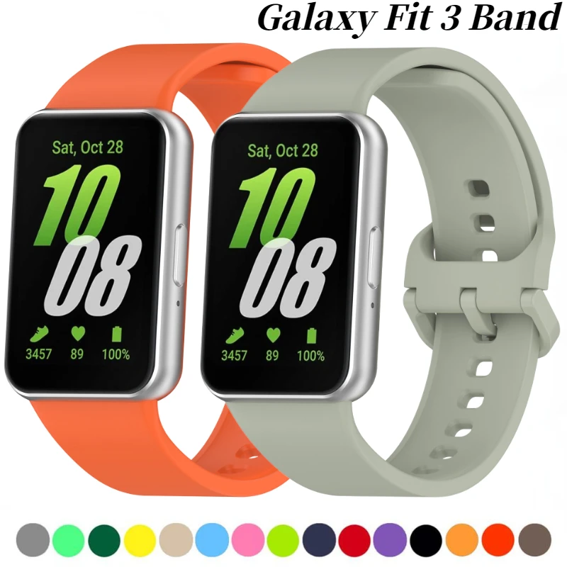 Ремешок силиконовый для Samsung Galaxy Fit 3, спортивный браслет для смарт-часов, Аксессуары для Samsung Galaxy Fit 3
Ремешок силиконовый для Samsung Galaxy Fit 3, спортивный браслет для смарт-часов, Аксессуары для Samsung Galaxy Fit 3