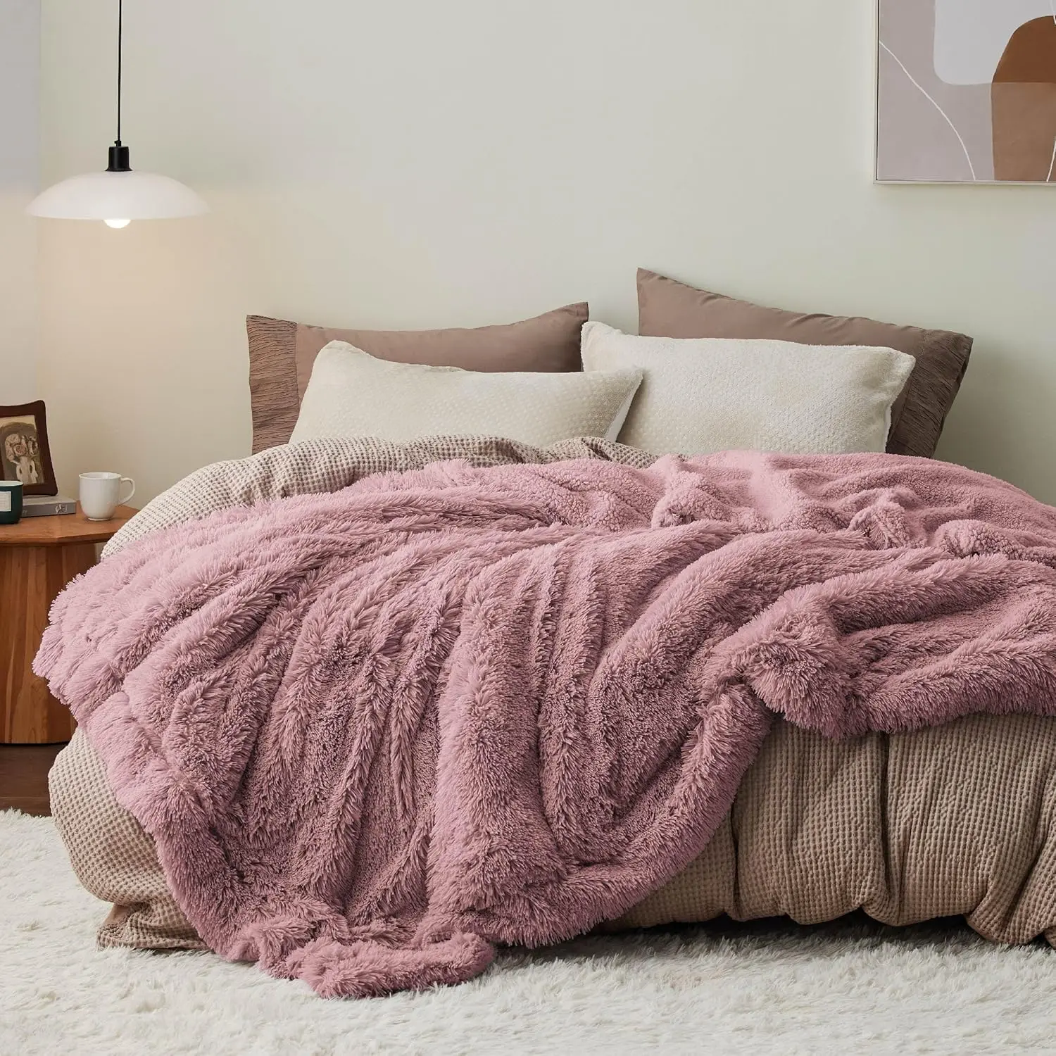 Пушистые пыльно-розовые одеяла размера «queen-size» для кровати, Thi Sherpa Fleece Fuzzy Plush Зимние теплые мягкие полные одеяла Queen, спальня
Пушистые пыльно-розовые одеяла размера «queen-size» для кровати, Thi Sherpa Fleece Fuzzy Plush Зимние теплые мягкие полные одеяла Queen, спальня