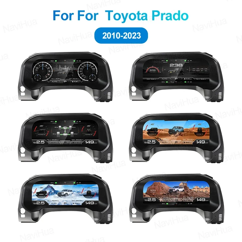 LCD Digital Instrument Cluster New Car Virtual Cockpit SpeedMeter Dash Screen LINUX Panel Unit for Toyota Prado 2010-2023
LCD Digital Instrument Cluster New Car Virtual Cockpit SpeedMeter Dash Screen LINUX Panel Unit for Toyota Prado 2010-2023