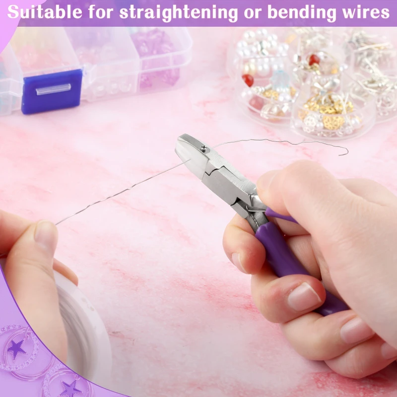 1pc Nylon Jaw Pliers Jewelry Plier Flat Nose Pliers Wire Straightentener Craft and Jewelry Tool Kit for Jewelry Making
1pc Nylon Jaw Pliers Jewelry Plier Flat Nose Pliers Wire Straightentener Craft and Jewelry Tool Kit for Jewelry Making