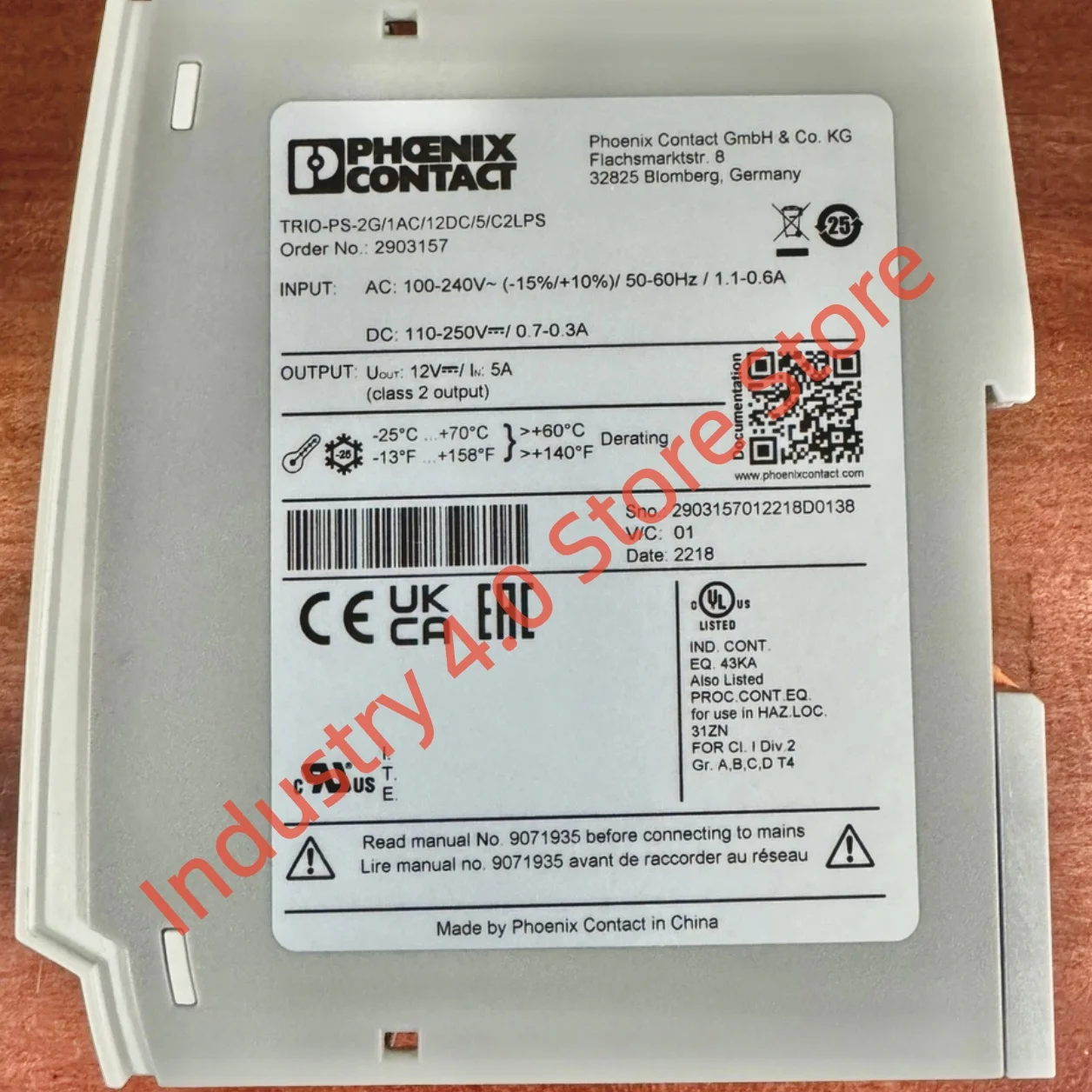 2903157 TRIO-PS-2G/1AC/12DC/5/C2LPS New switching power supply original 2903158 TRIO-PS-2G/1AC/12DC/10
2903157 TRIO-PS-2G/1AC/12DC/5/C2LPS New switching power supply original 2903158 TRIO-PS-2G/1AC/12DC/10