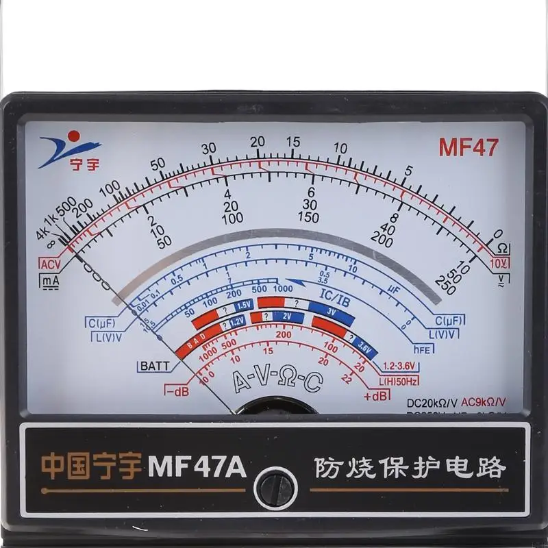 L74C Portable Mechanical Type Multimeter Measurement for DC Current Meter Ammeter Ohmmeter MF47/JO411 Multitester
L74C Portable Mechanical Type Multimeter Measurement for DC Current Meter Ammeter Ohmmeter MF47/JO411 Multitester