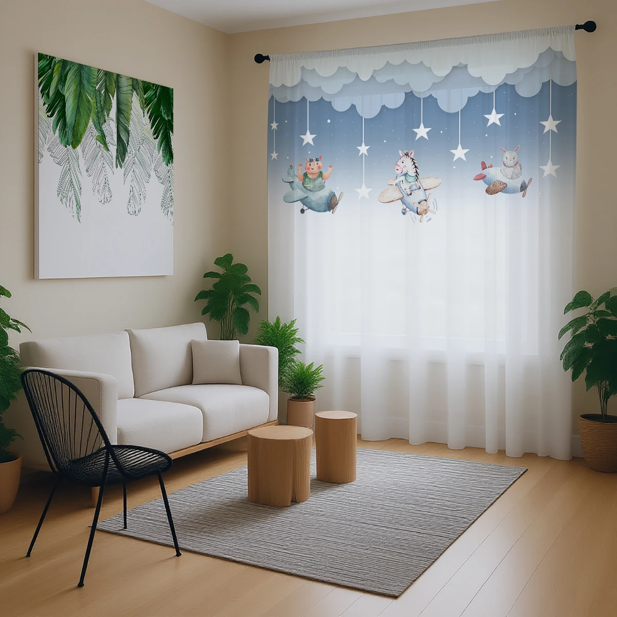 1 шт. Прозрачная занавеска с мультяшными животными-пилотами - штора на карнизе с узором звезд и облаков для декора детской комнаты
1 шт. Прозрачная занавеска с мультяшными животными-пилотами - штора на карнизе с узором звезд и облаков для декора детской комнаты