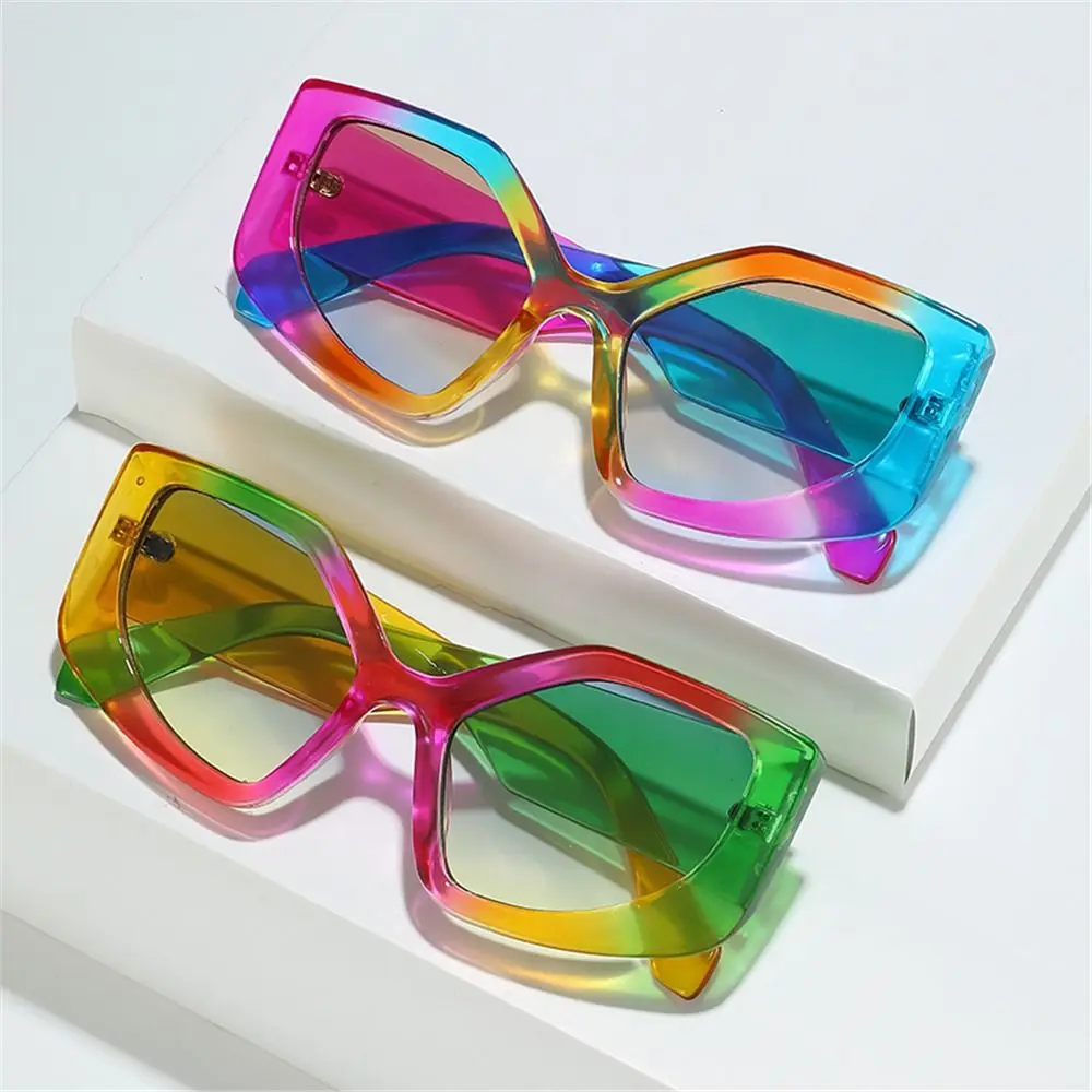 Trendy Oversized Cat Eye Sunglasses UV400 Colorful Polygon Sun Glasses Irregular Eyewear for Women & Men
Trendy Oversized Cat Eye Sunglasses UV400 Colorful Polygon Sun Glasses Irregular Eyewear for Women & Men