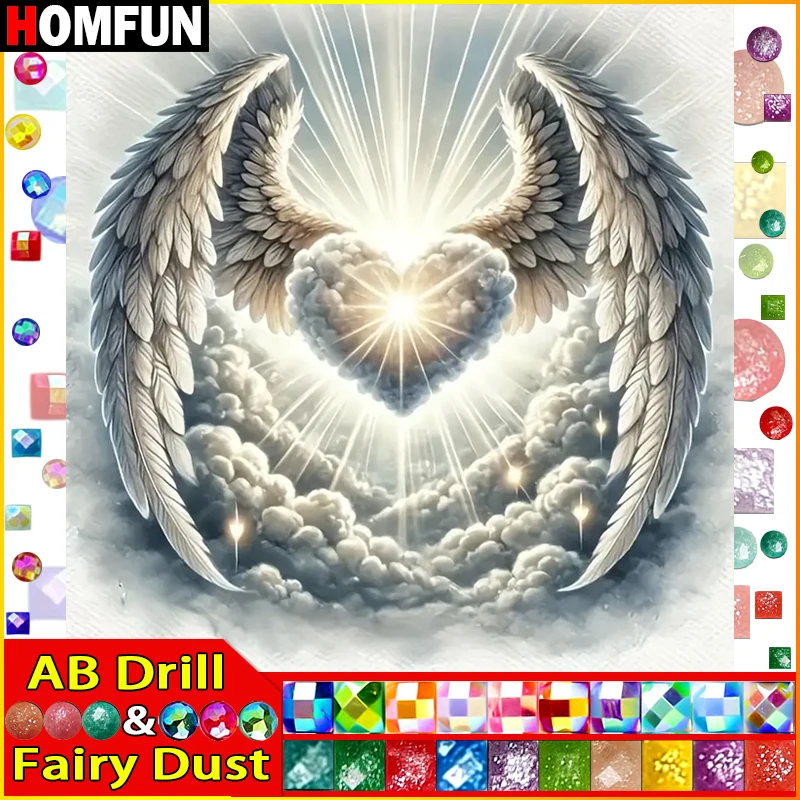 HOMFUN Фея Пыль AB Diy Полный квадратный круглый дрель 5D Алмазная картина Алмазная вышивка "Пейзаж Крылья Солнце" Домашний декор Подарок
HOMFUN Фея Пыль AB Diy Полный квадратный круглый дрель 5D Алмазная картина Алмазная вышивка "Пейзаж Крылья Солнце" Домашний декор Подарок