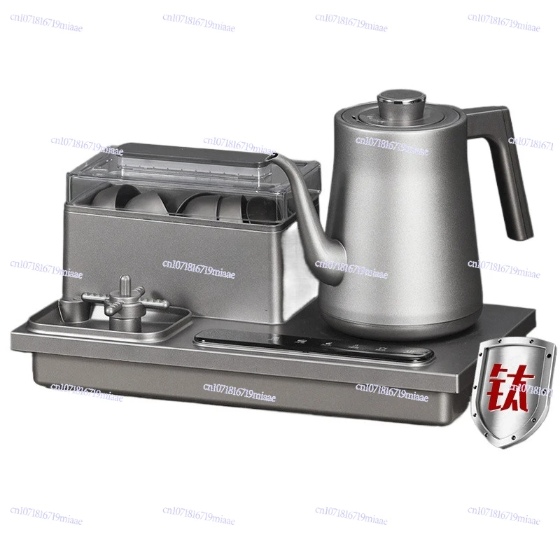 Fully automatic bottom water pure titanium electric kettle for cup washing and tea making
Fully automatic bottom water pure titanium electric kettle for cup washing and tea making
