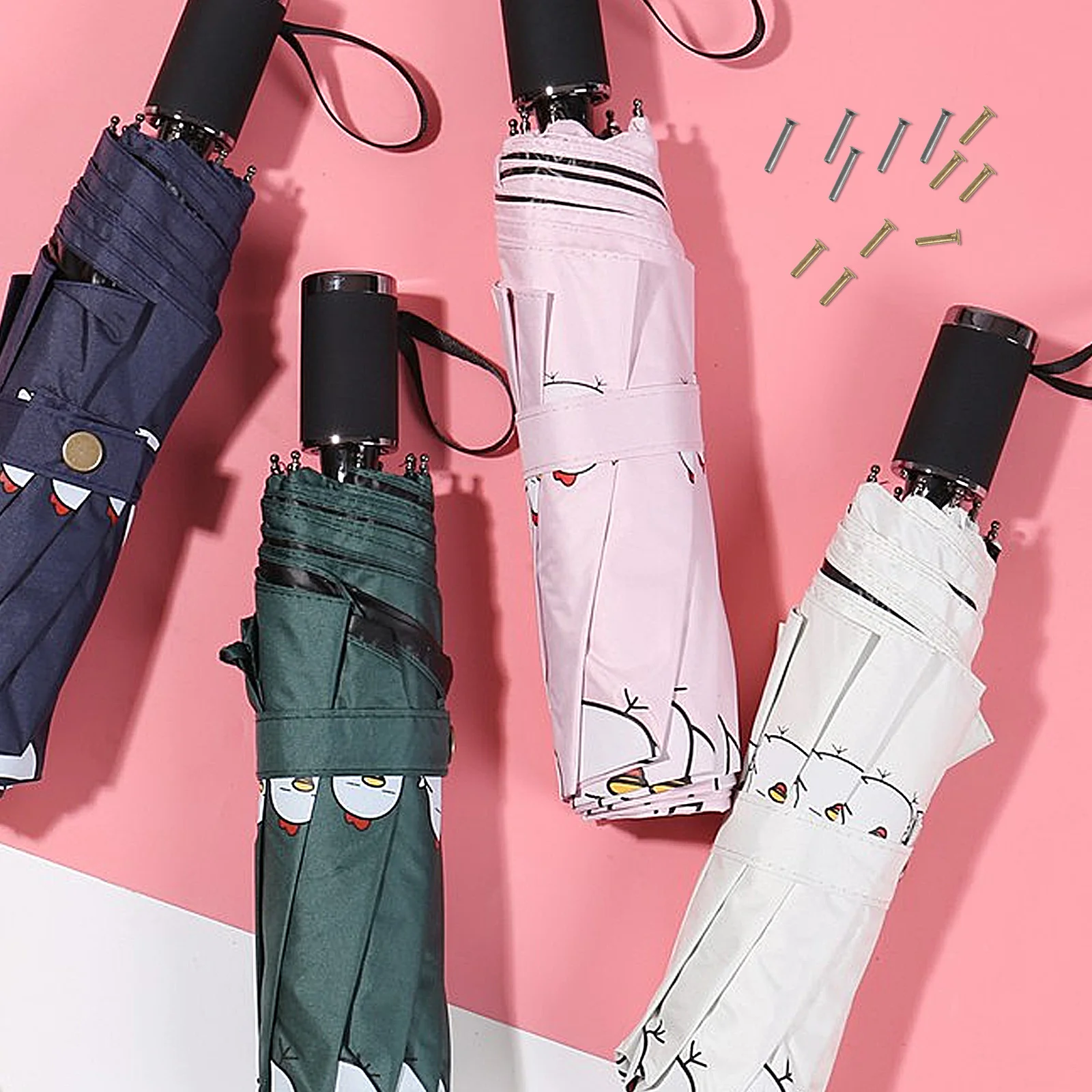 16Pcs Umbrella Rib Rivets Convenient Repair Parts Lightweight Durable Support Pins for Umbrella Frame Restoration Maintenance 
16Pcs Umbrella Rib Rivets Convenient Repair Parts Lightweight Durable Support Pins for Umbrella Frame Restoration Maintenance