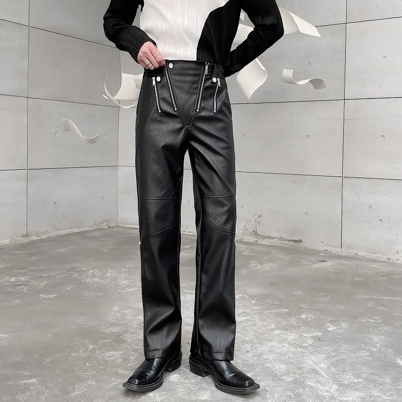 2024 New Men Women Clothing Original Yamamoto Style Functional Zipper Straight Leather Pants Trousers Plus Size Costumes 27-46
2024 New Men Women Clothing Original Yamamoto Style Functional Zipper Straight Leather Pants Trousers Plus Size Costumes 27-46