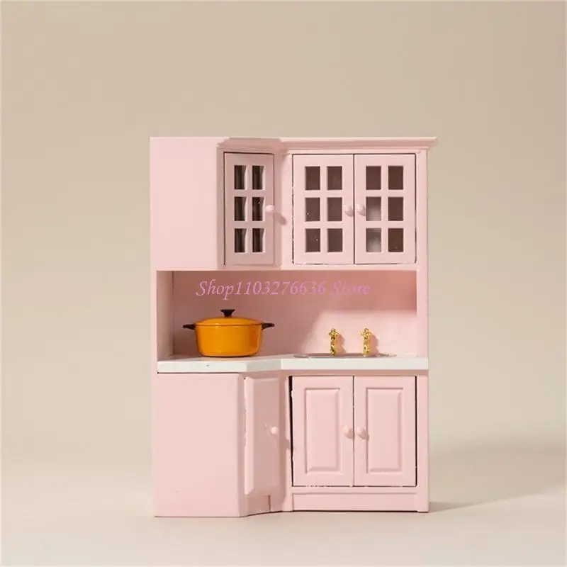 R6FD Miniature Kitchen Cabinet 1/12 Dollhouses Furniture Scene Displaying Decoration
R6FD Miniature Kitchen Cabinet 1/12 Dollhouses Furniture Scene Displaying Decoration