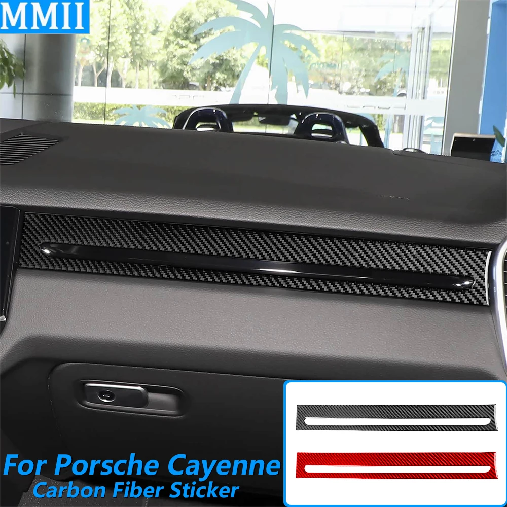 For Porsche Cayenne 9Y0 9YA 9YB E3 2018-2023 Carbon Fiber Co-pilot Dashboard Panel Trim Cover Car Accessories Decoration Sticker
For Porsche Cayenne 9Y0 9YA 9YB E3 2018-2023 Carbon Fiber Co-pilot Dashboard Panel Trim Cover Car Accessories Decoration Sticker