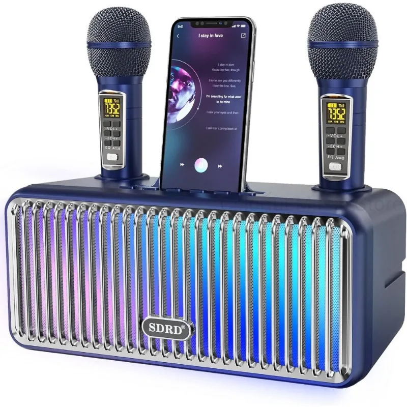 HOT Portable Wireless Bluetooth Speaker with Duel Microphone Support TV Projector Laptop Mobile Phone Family KTV Karaoke Players
HOT Portable Wireless Bluetooth Speaker with Duel Microphone Support TV Projector Laptop Mobile Phone Family KTV Karaoke Players