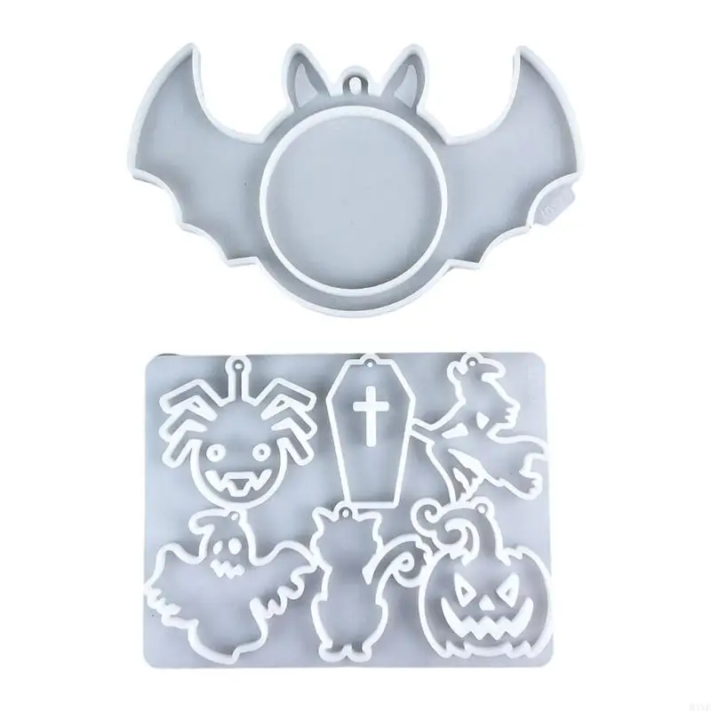 M4YF 2 Pack Silicone Molds Pendant Molds Halloween Moulds Crafting Molds for Pendant
M4YF 2 Pack Silicone Molds Pendant Molds Halloween Moulds Crafting Molds for Pendant